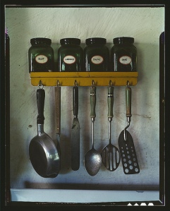 Antique cooking utensils
