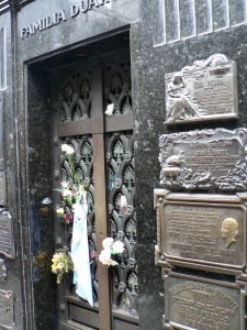 Eva Peron's final resting place